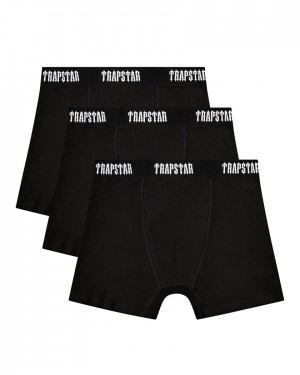 Trapstar 3 Pack Boxer Short 黒 | TS-65182