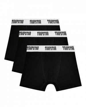 Trapstar 3 Pack Boxer Short 黒 白 | TS-65184