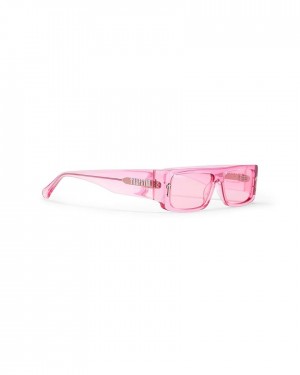 Trapstar Decoded Acetate Sunglasses ピンク | TS-65073