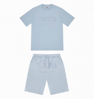 Trapstar Decoded Gel Shorts 青 | TS-64893