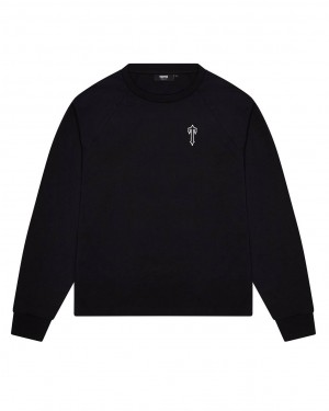 Trapstar Foundation LS Tee 黒 | TS-65228