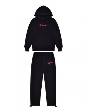 Trapstar Hyperdrive Embroidered Tracksuit 黒 | TS-65387