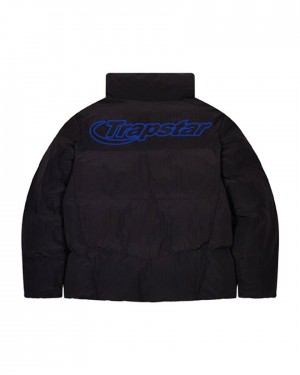 Trapstar Hyperdrive Ripstop Puffer 黒 青 | TS-65448