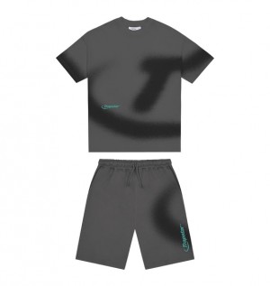 Trapstar Hyperdrive Spray Short 黒 | TS-64919