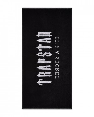 Trapstar Irongate Beach Towel 黒 | TS-65203