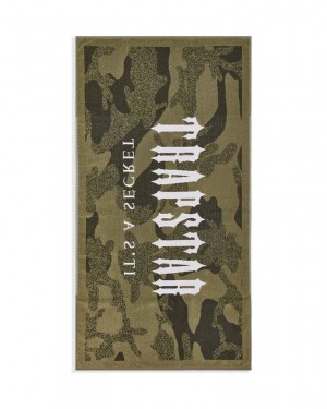 Trapstar Irongate Beach Towel カーキ 迷彩 | TS-65067