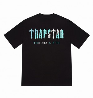 Trapstar Irongate Paisley 黒 ターコイズ | TS-65021