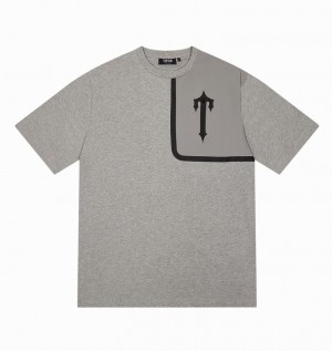 Trapstar Irongate T Tech Zip T-Shirt グレー | TS-64900