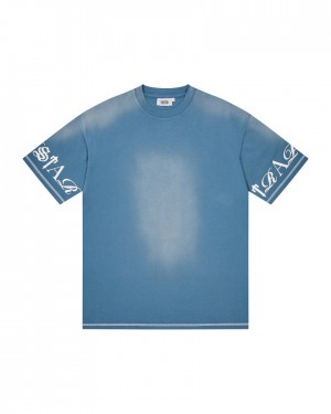 Trapstar Script 2.0 Tee 青 | TS-65288