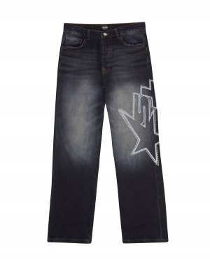 Trapstar TS Star Diamante Jeans インディゴブルー | TS-65312