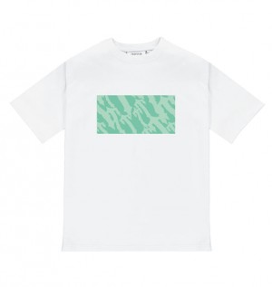 Trapstar Wavy T Box 白 緑 | TS-65048