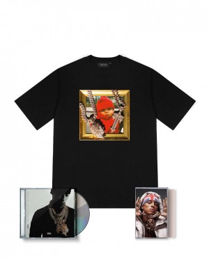 Trapstar x Central Cee CRG Tee CD & Cassette Bundle 黒 | TS-65215