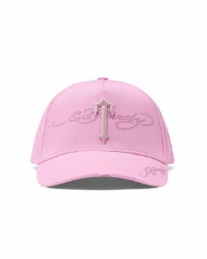Trapstar x Ed Hardy Irongate T Cap ピンク | TS-65079
