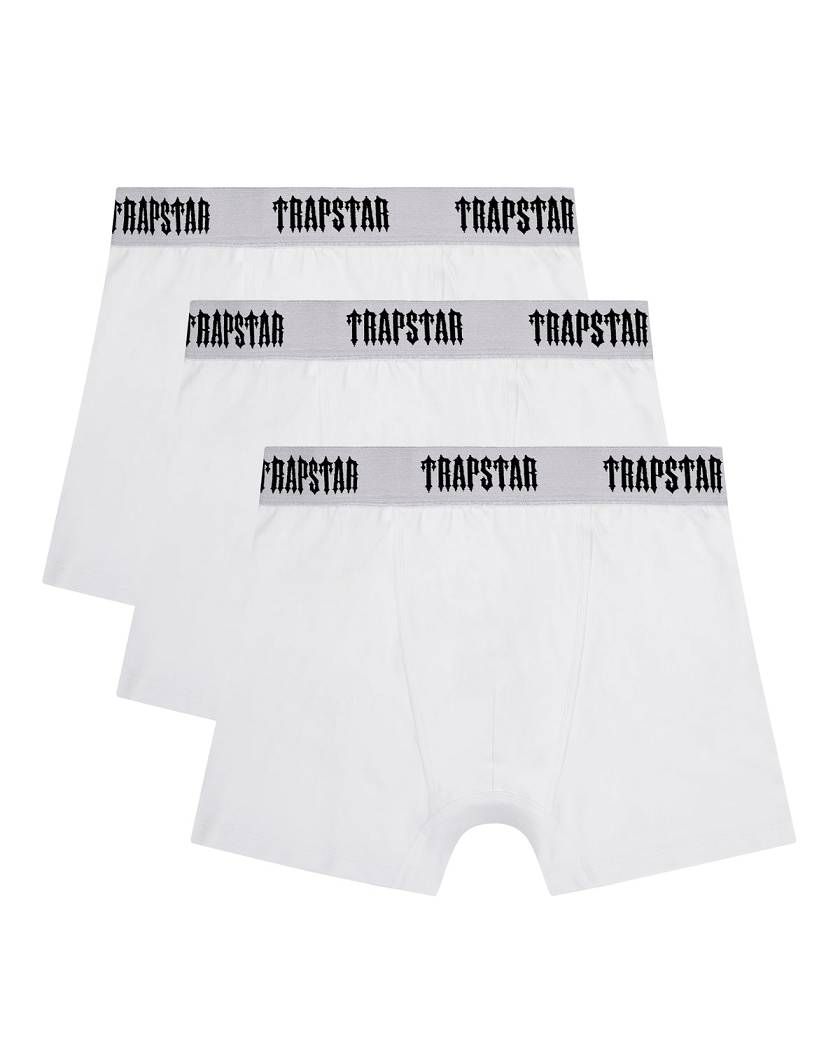 Trapstar 3 Pack Boxer Short 白 | TS-65187