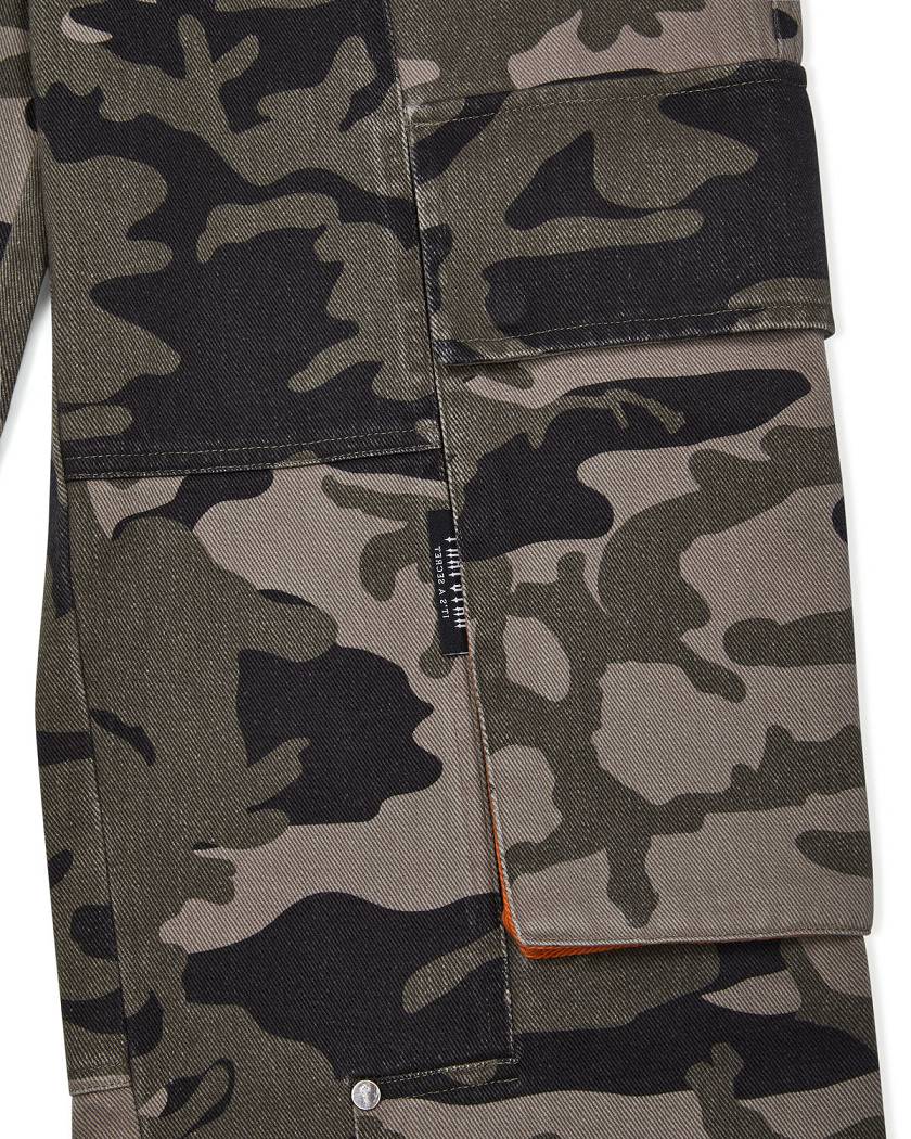 Trapstar Cargos 黒 迷彩 | TS-65317