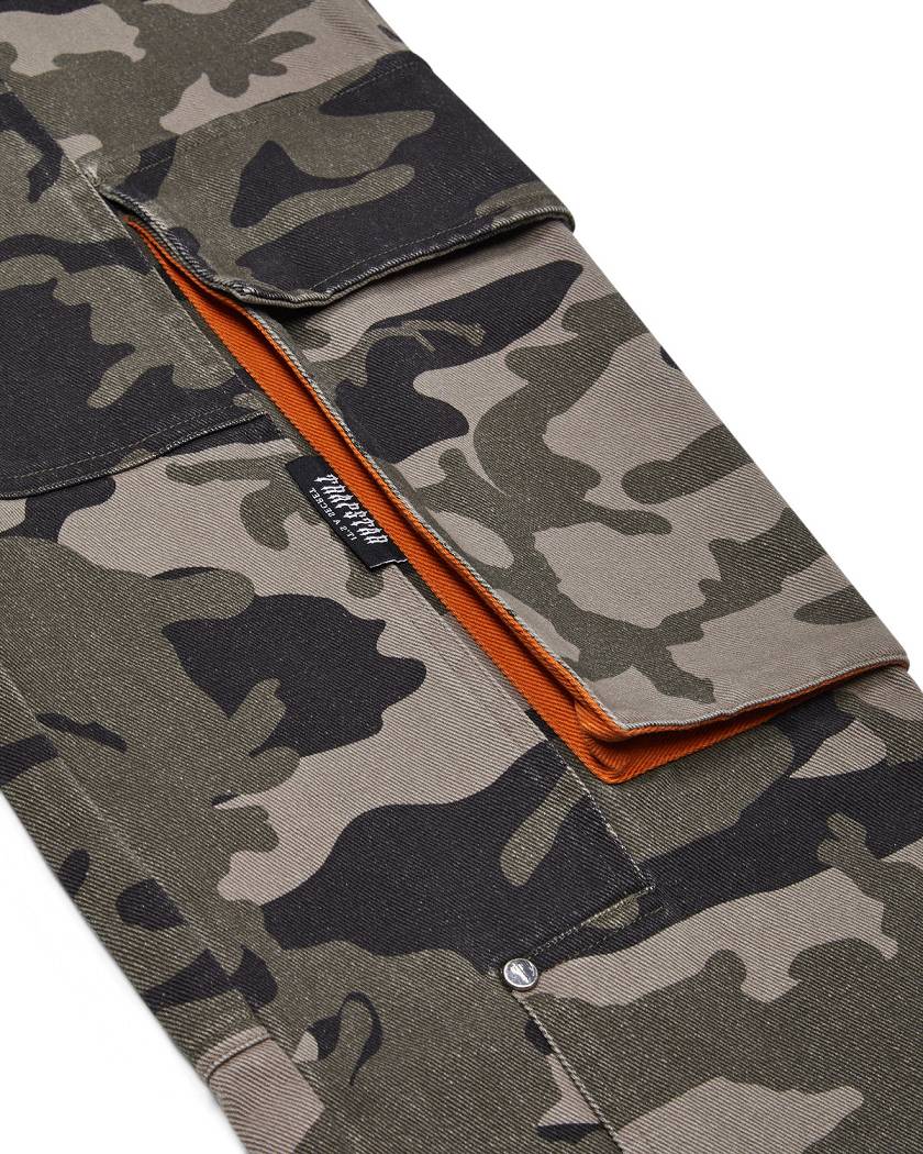 Trapstar Cargos 黒 迷彩 | TS-65317