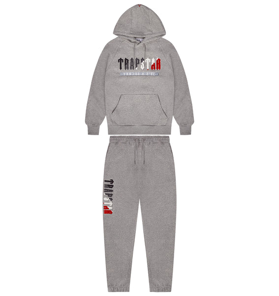 Trapstar Chenille Decoded 2.0 グレー 赤 | TS-64885