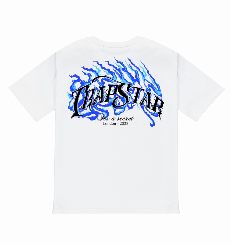 Trapstar Chrome Flame SS23 白 | TS-65034