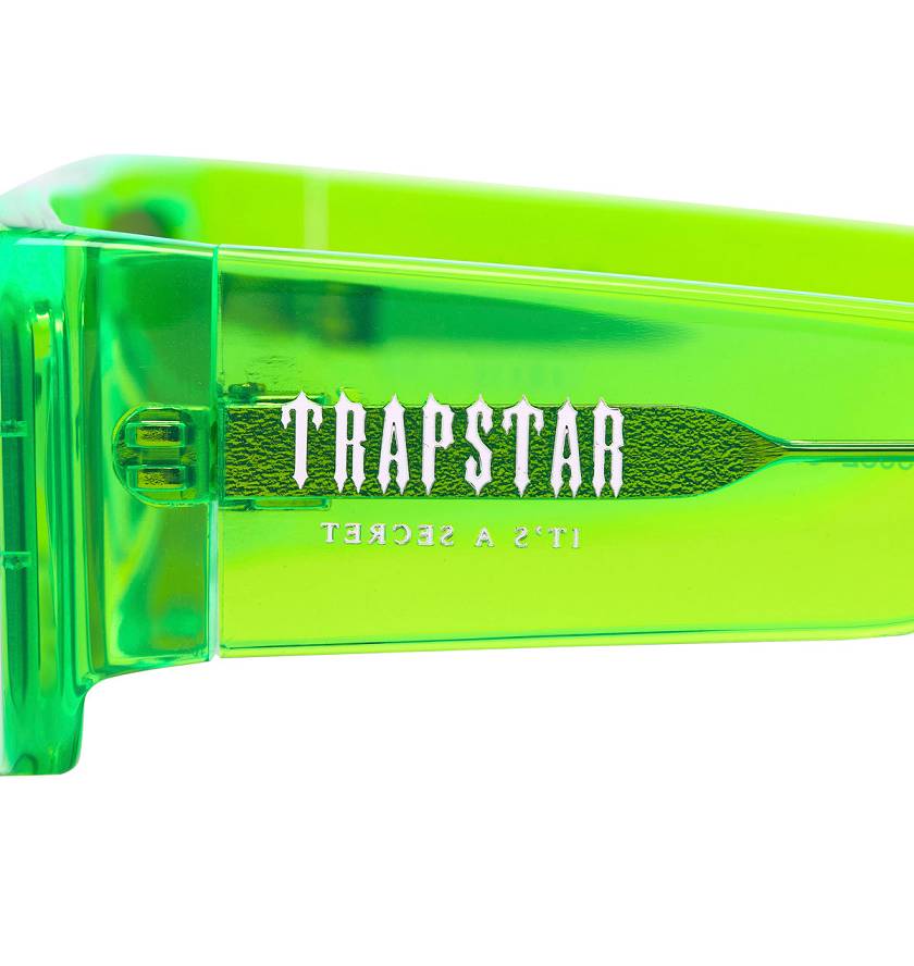 Trapstar Decoded Acetate Sunglasses 緑 | TS-65075