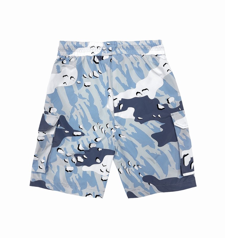 Trapstar Decoded Camo Shorts 青 迷彩 | TS-64895