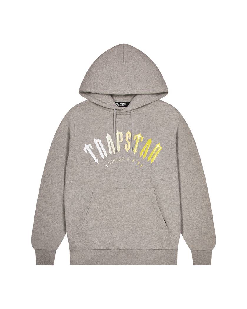 Trapstar Decoded Hooded Gel Tracksuit グレー | TS-65383