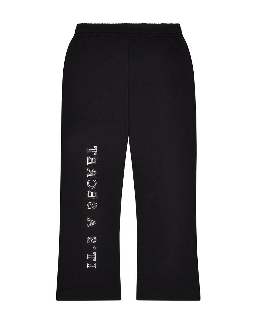 Trapstar Decoded Skull Diamante Jogger 黒 | TS-65321