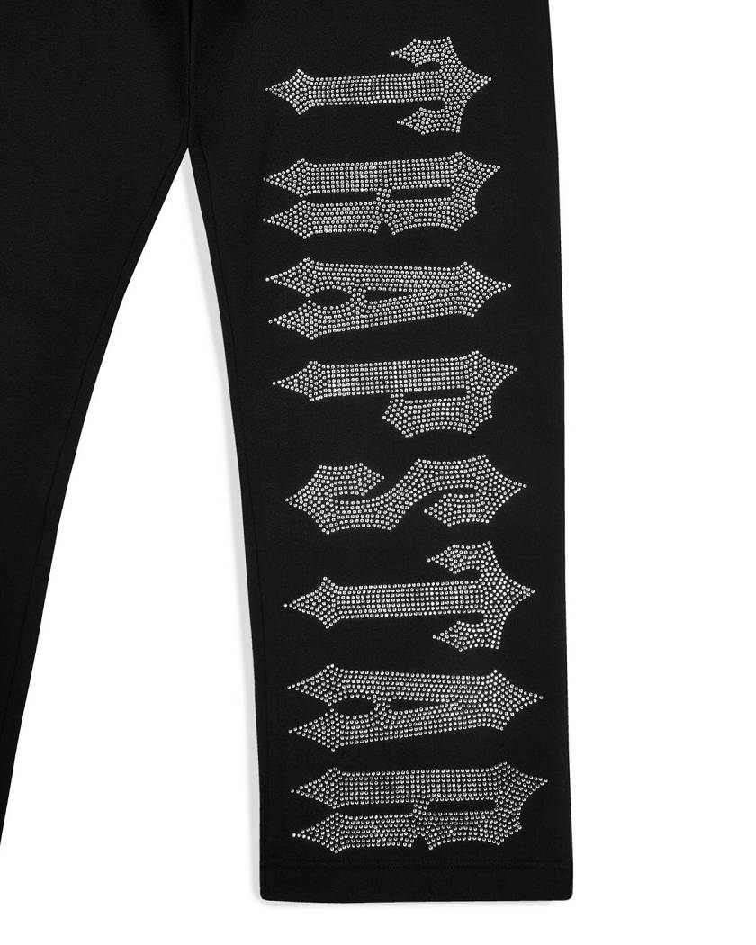 Trapstar Decoded Skull Diamante Jogger 黒 | TS-65391