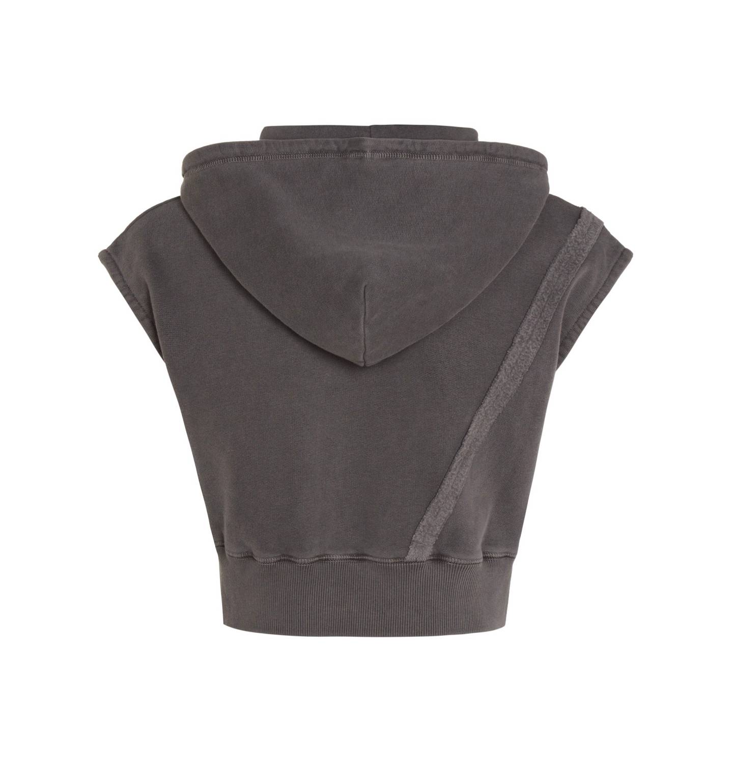 Trapstar Deconstructed Cropped Sleeveless Hoodie Wash | TS-65127