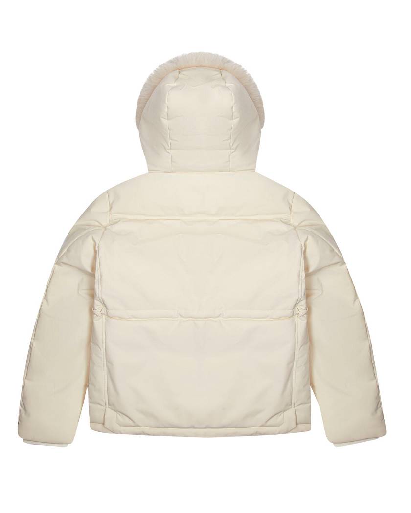 Trapstar Hooded Irongate Parker 白 | TS-65437