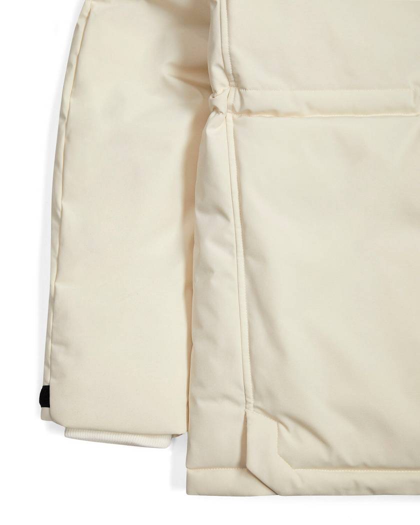 Trapstar Hooded Irongate Parker 白 | TS-65437
