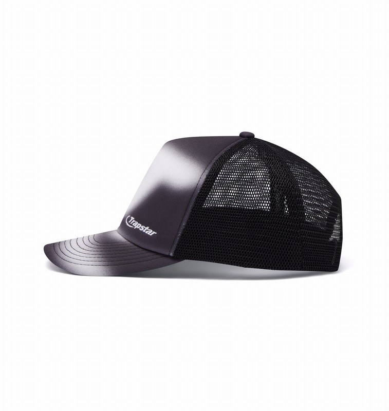 Trapstar Hyperdrive Blur Trucker 黒 白 | TS-64762