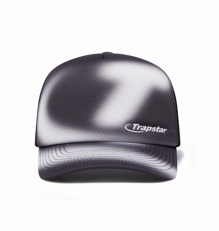 Trapstar Hyperdrive Blur Trucker 黒 白 | TS-64762