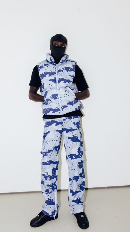 Trapstar Hyperdrive Cargos 青 迷彩 | TS-64861