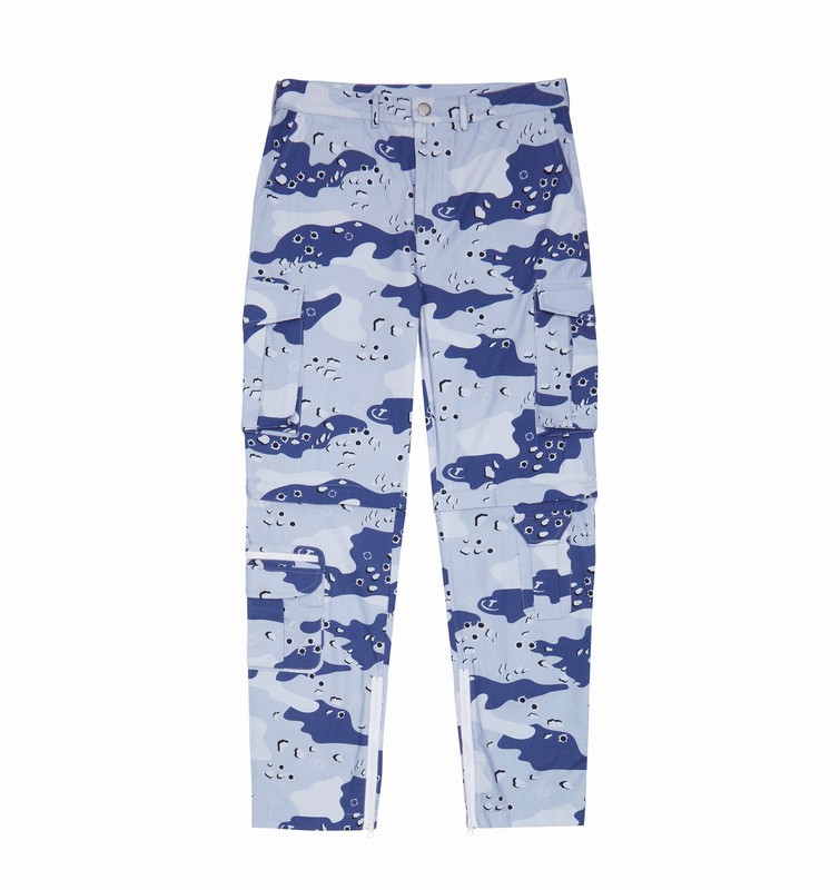 Trapstar Hyperdrive Cargos 青 迷彩 | TS-64861