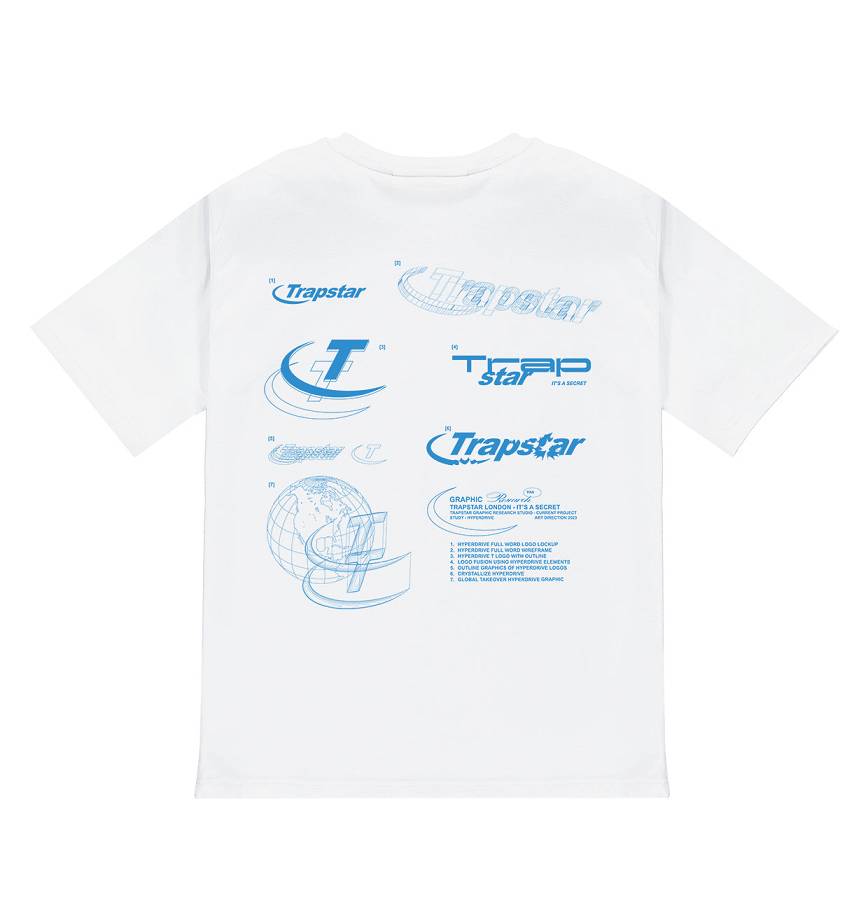 Trapstar Hyperdrive Odyssey Tee 白 | TS-65258
