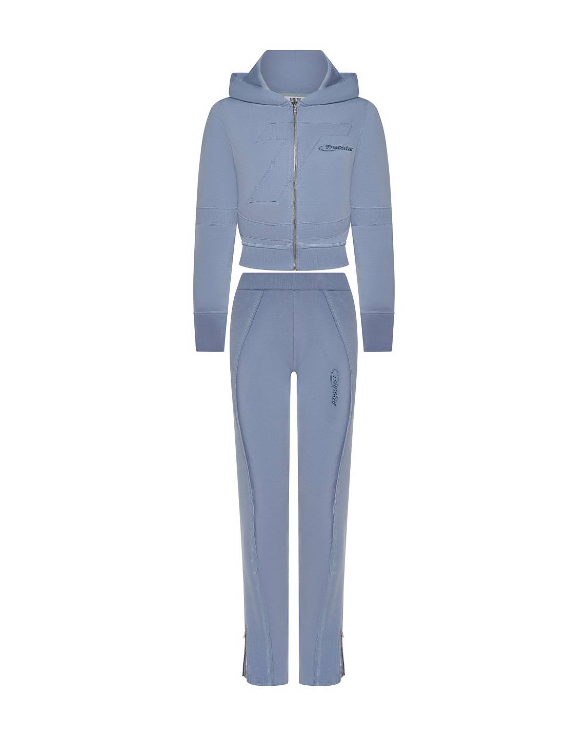 Trapstar Hyperdrive Rib Panel Track Bottoms 青 | TS-65158