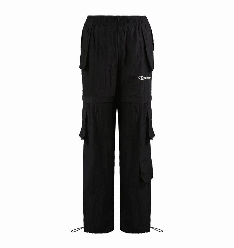 Trapstar Hyperdrive Ripstop Utility Cargos 黒 白 | TS-64780
