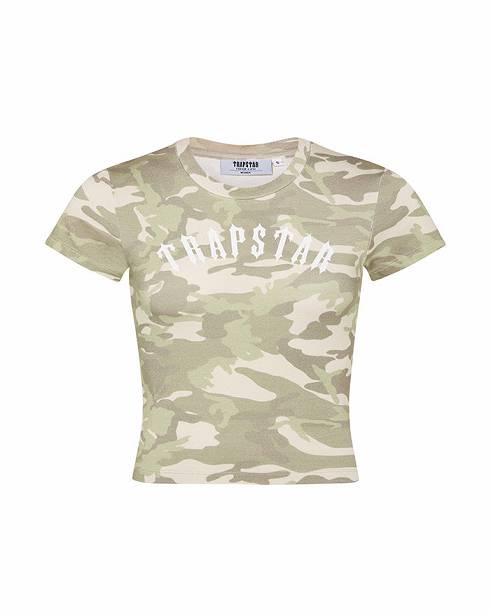 Trapstar Irongate Arch Baby Tee ブラウン 迷彩 | TS-65129