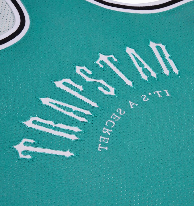 Trapstar Irongate Arch Basketball Vest 青 白 | TS-64929