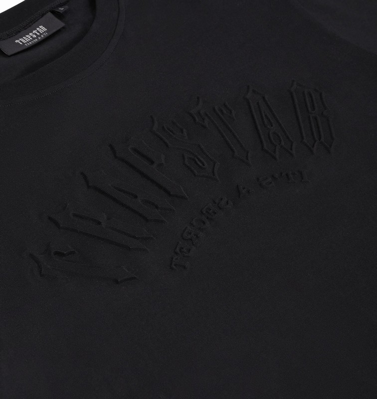 Trapstar Irongate Arch Embossed 黒 | TS-64969