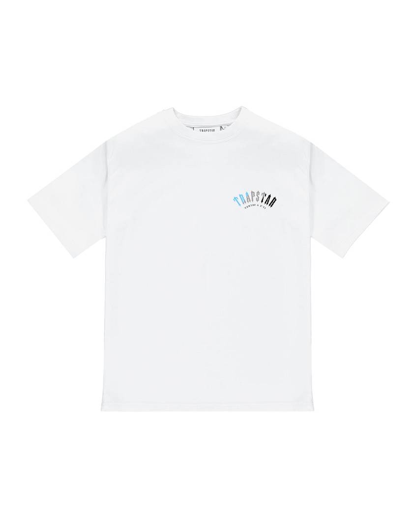 Trapstar Irongate Arch It's A Secret Tee 白 ターコイズ | TS-65244