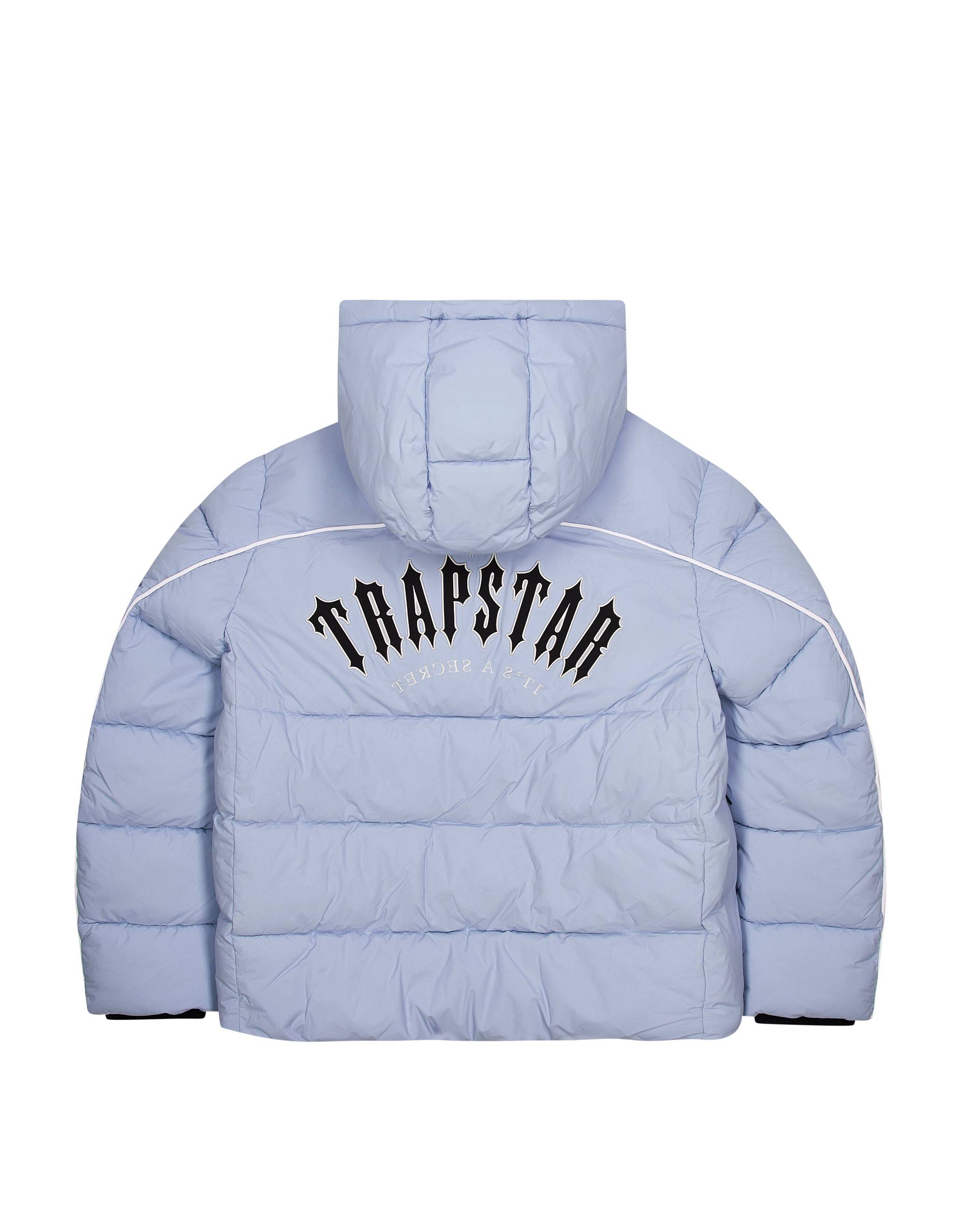 Trapstar Irongate Arch Pipping Puffer ライト青 | TS-65438