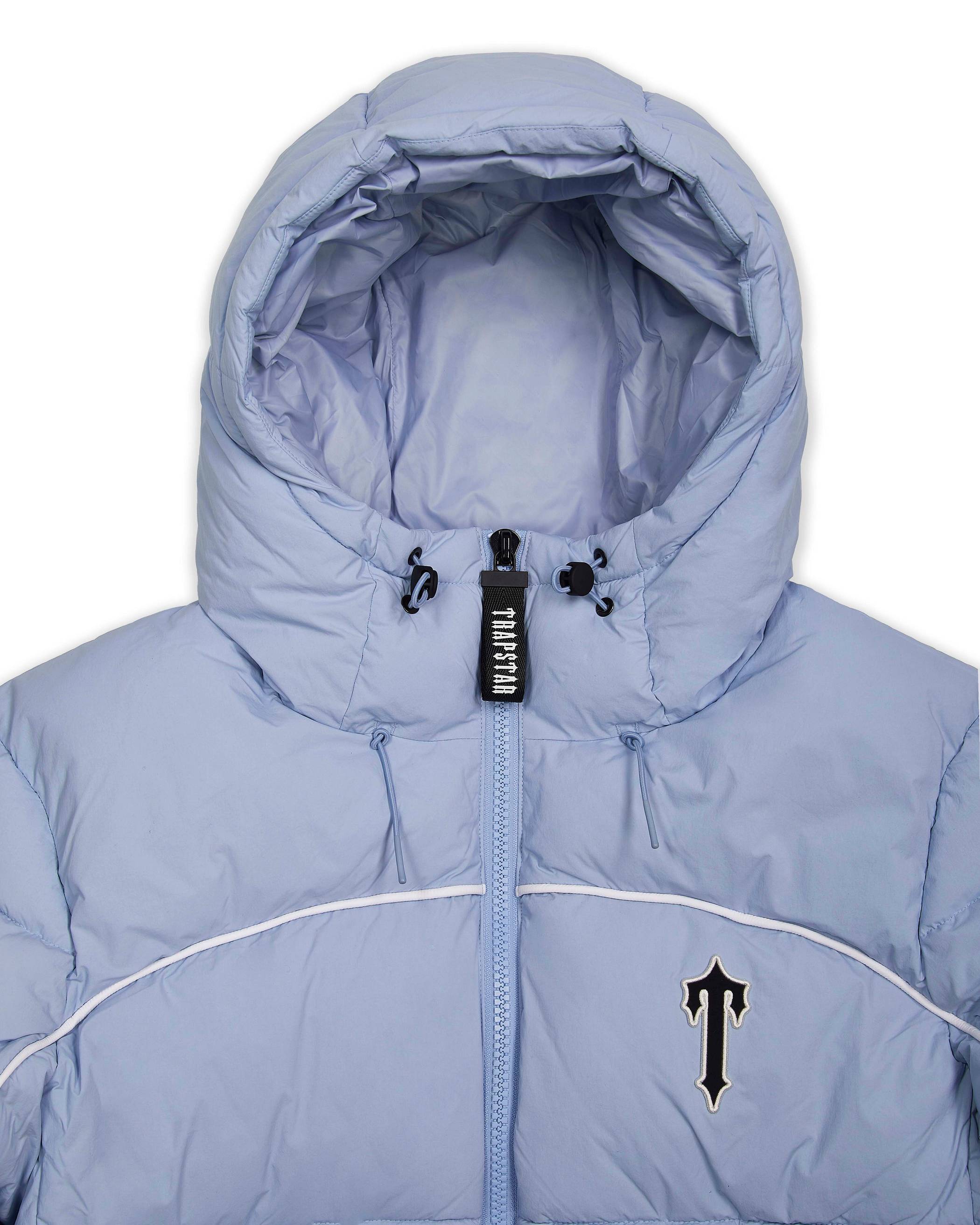 Trapstar Irongate Arch Pipping Puffer ライト青 | TS-65438