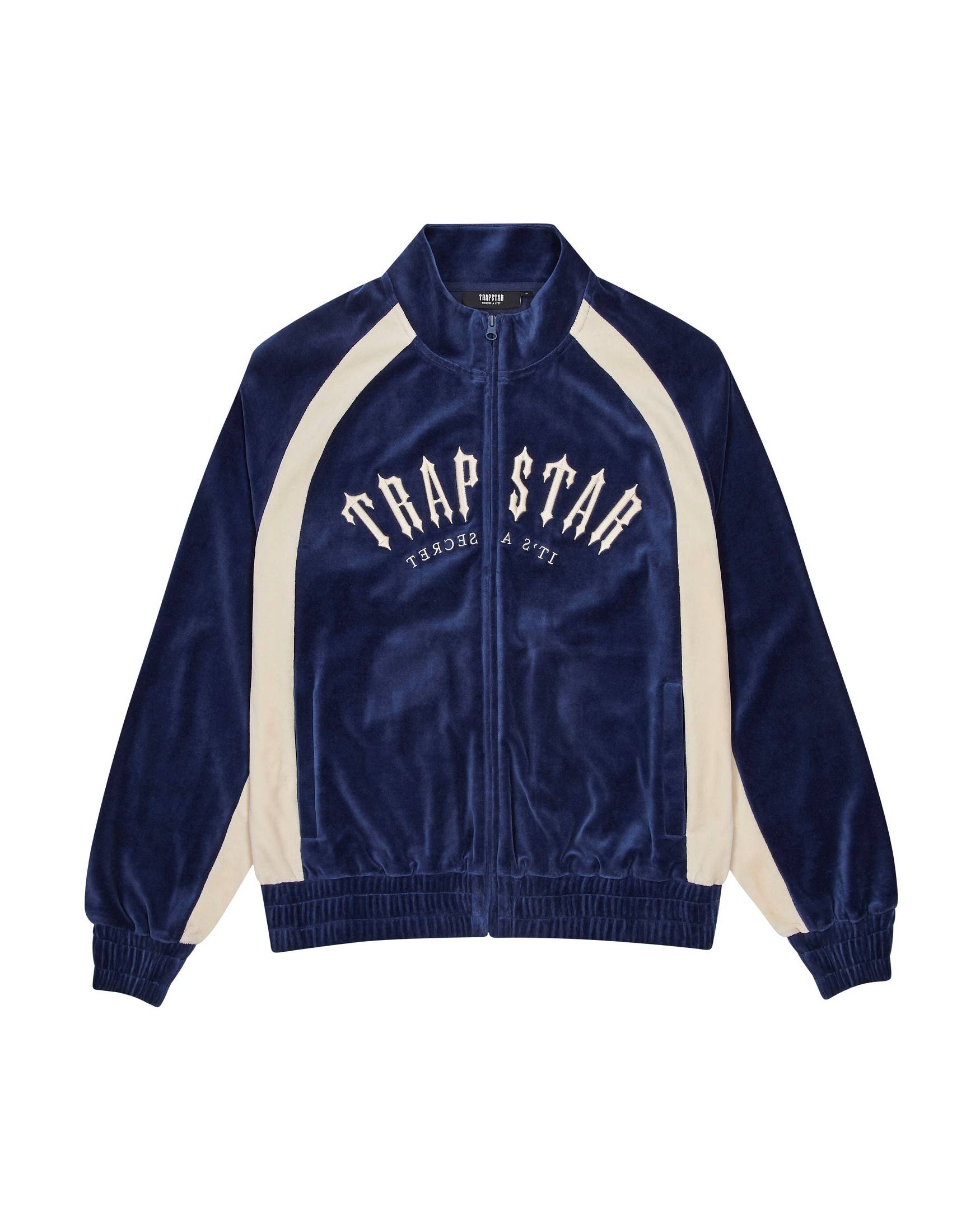 Trapstar Irongate Arch Velour Tracksuit ネイビー | TS-65374