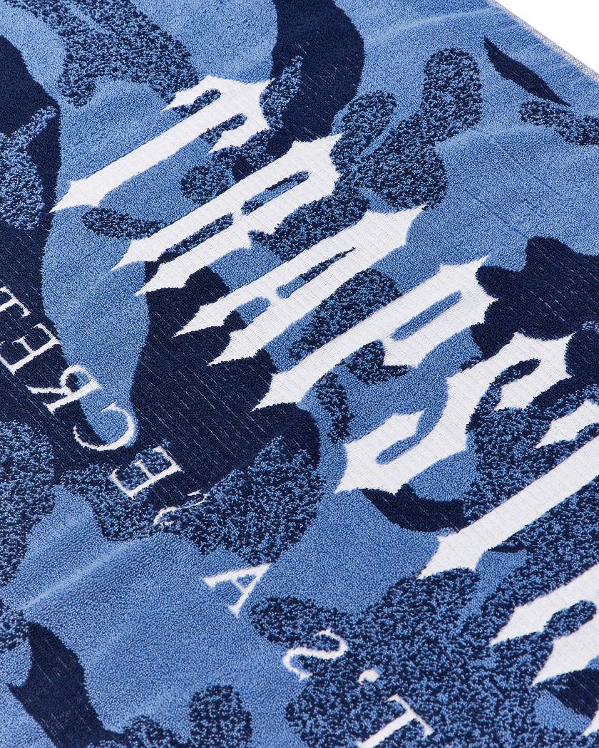 Trapstar Irongate Beach Towel 青 迷彩 | TS-65070