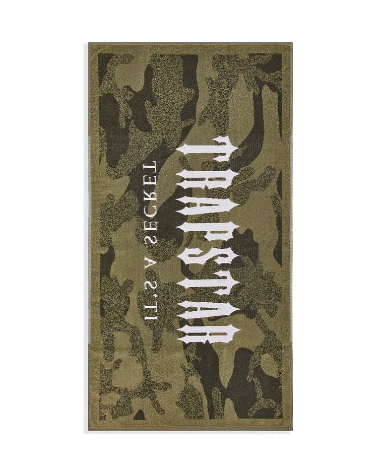 Trapstar Irongate Beach Towel カーキ 迷彩 | TS-65205