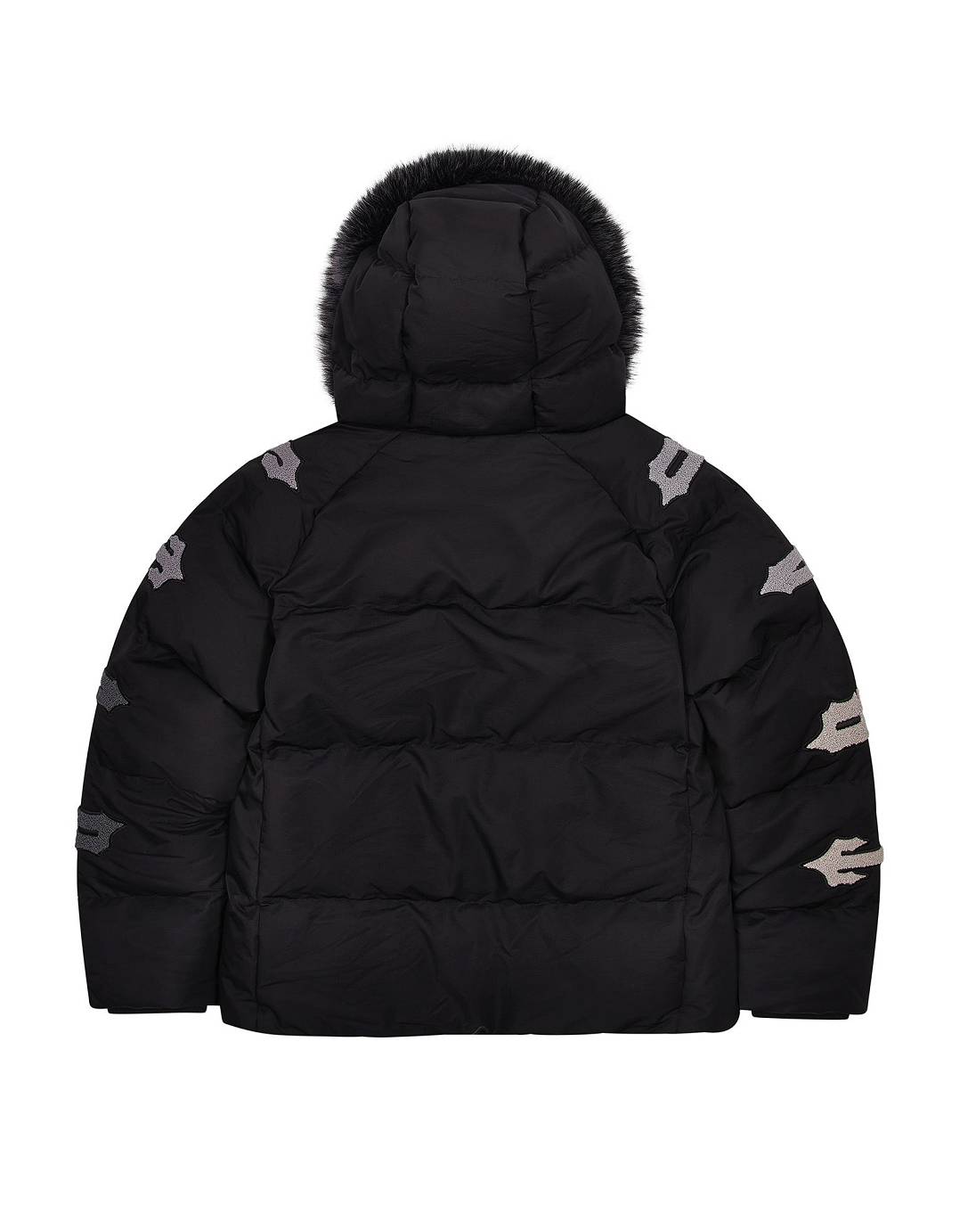 Trapstar Irongate Chenille Sleeve Puffer 黒 | TS-65430