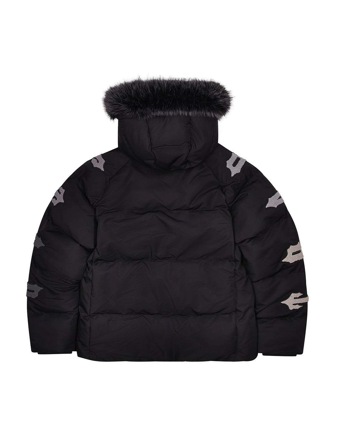 Trapstar Irongate Chenille Sleeve Puffer 黒 | TS-65430