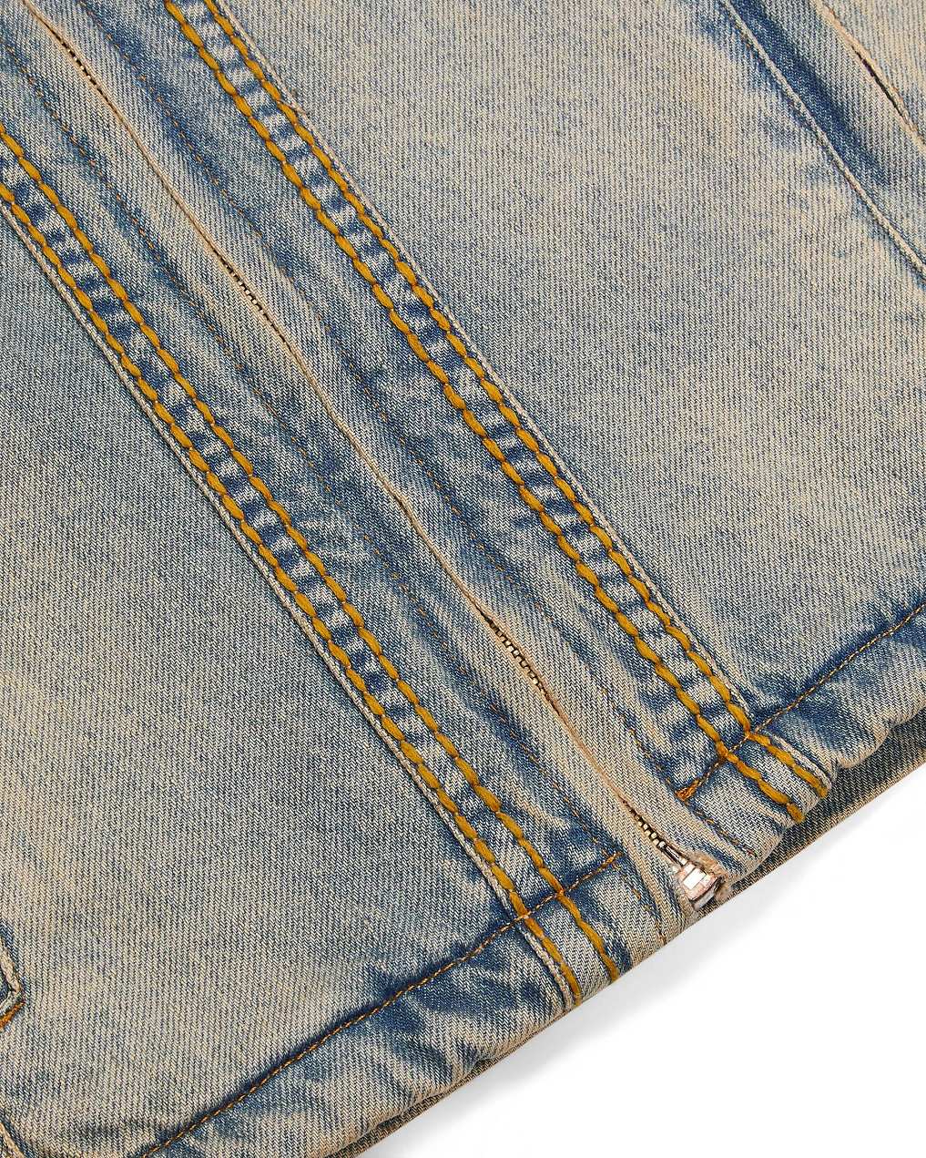 Trapstar Irongate Denim Motocross Jacket 青 | TS-65459