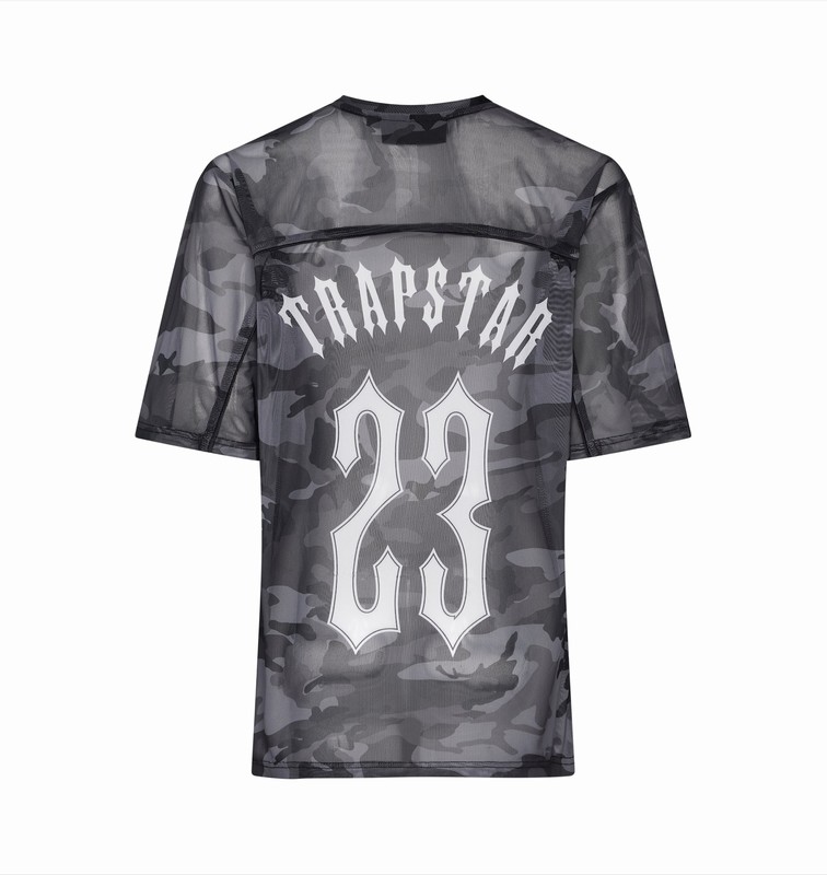 Trapstar Irongate Mesh Football 黒 迷彩 | TS-64807